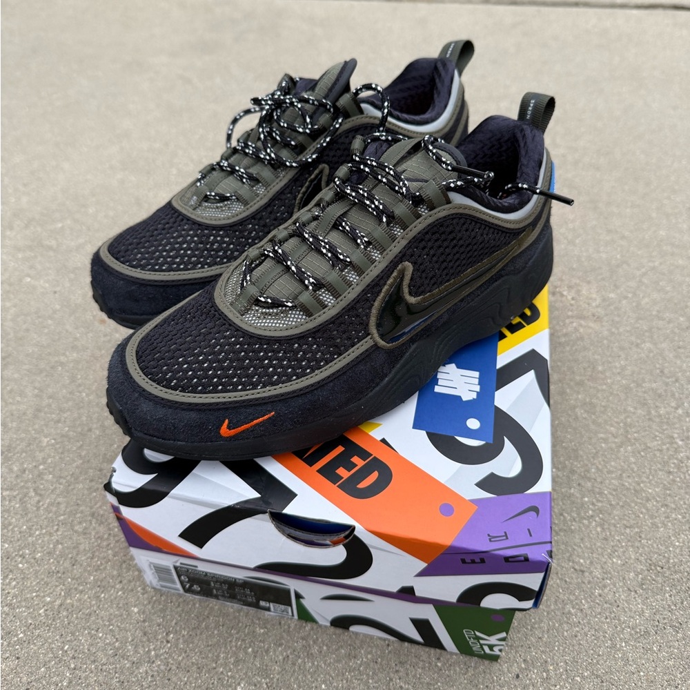 Nike Black and Olive Undefeated Spiridon SP